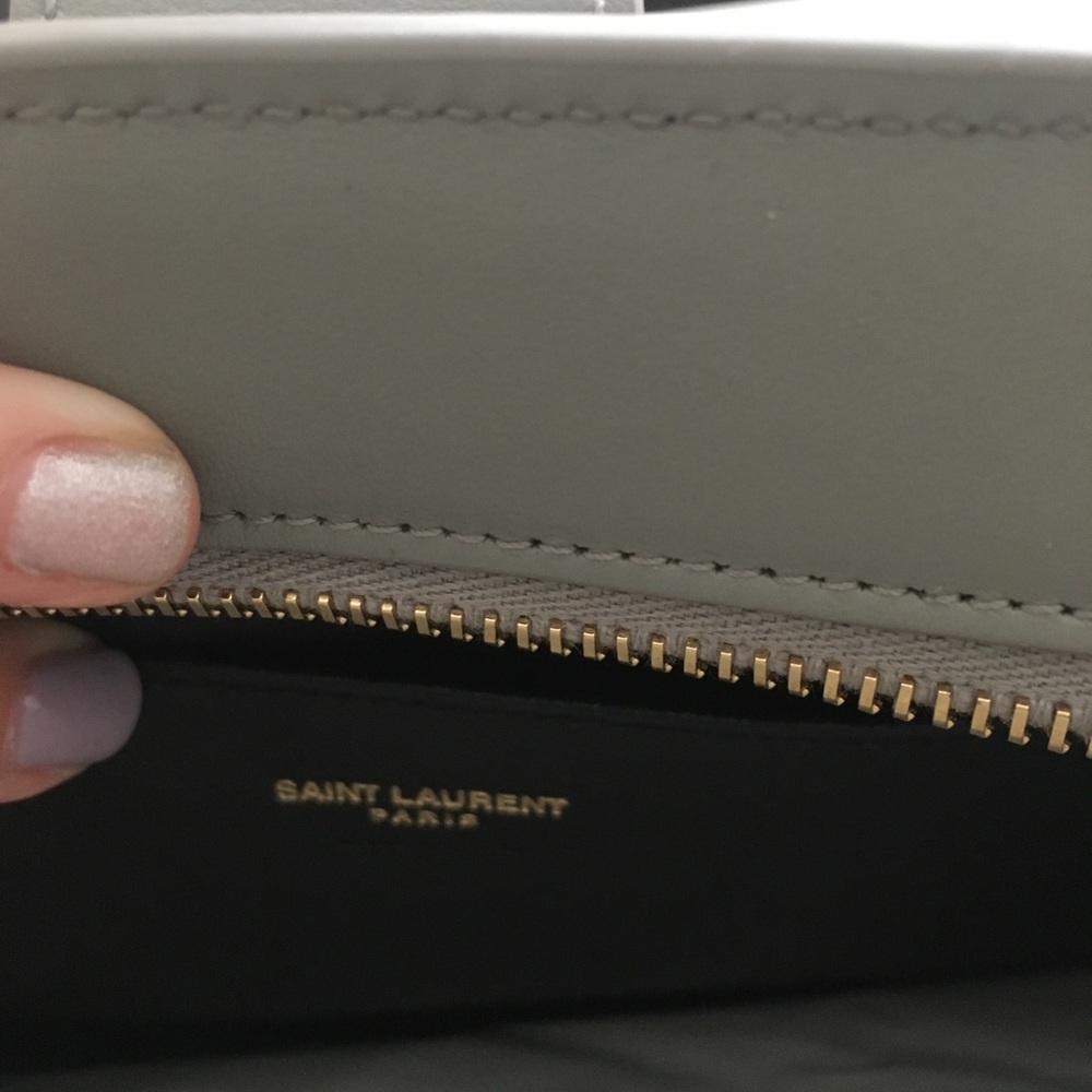Cabas Ysl Baby In Smooth Leather - Picture 7 of 8